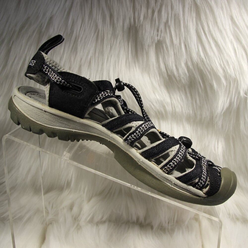 KEEN Women’s Waterproof Sandals Black Gray Size 7.5 Closed Toe Shoes 1008448 - Picture 4 of 14